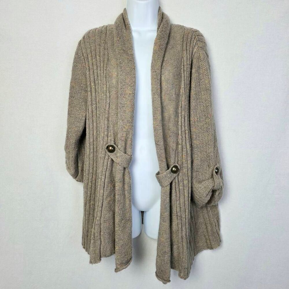 Cato Open Front Knit Cardigan Sweater XL